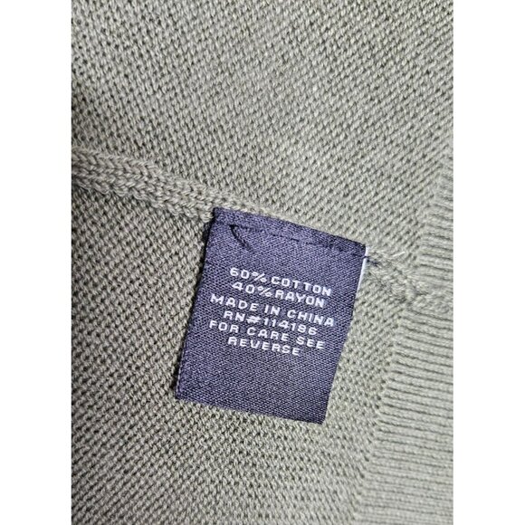 Verve Ami Open Front Cardigan Star Back Detail & Zipper Pockets Women Size S - Picture 7 of 8